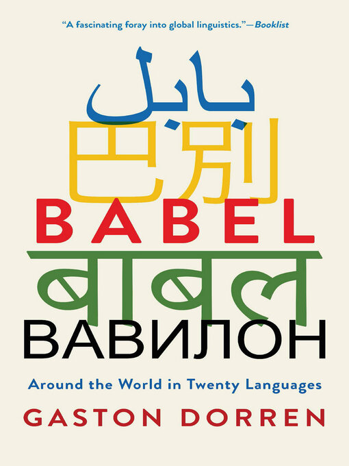 Title details for Babel by Gaston Dorren - Wait list